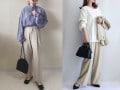 カジュアルなのに上品！大人っぽく決まるベージュパンツコーデ4選