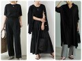 暑苦しく見えない！40代のおしゃれな夏の黒コーデ5