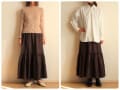 大人可愛いコーデにもハマる！GU「ティアードロングスカート」
