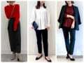 3通りに着まわし！40代が着たい2990円のユニクロ高見え秋ブラウス＆コーデ