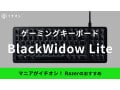 Razerのゲーミングキーボード「BlackWidow Lite」に注目！光らせ方は？気になる口コミも調査