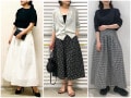 【ユニクロ】ALL3990円！ 大人かわいいプチプラスカートでつくる「甘め春夏コーデ」3選