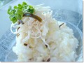 美しい朝食(2) 冷たいお粥で朝食　朝粥は断然レンジで作る！