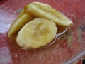 メイプルシロップ煮のバナナクリーム
