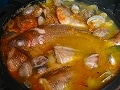 魚介の「別々炊き込みご飯」＠スペイン風