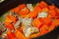 ニンジンとラム肉の煮込み