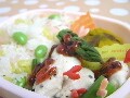 暑い夏はサッパリと！　サラダごはん弁当
