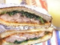 ジューシーチキンのトーストサンド