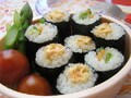 10分で完成！　くるくる鮭マヨ海苔巻き