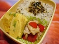 10分で完成！　豚肉とパプリカの炒め物弁当
