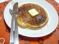 豆乳で食ロハス●簡単パンケーキで朝ごはん