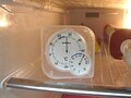 『冷蔵庫の中に温度計』で省エネと食品管理