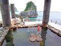 湯の浜露天温泉！夏こそ新島の無料露天風呂