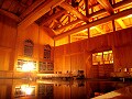 法師温泉長寿館で秘湯の雪見露天風呂！