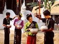 タイ正月（ソンクラン）水掛け祭り