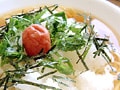 夏休みのお昼ごはん（１）　冷やし梅おろしうどん