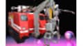 無人走行放水車　レインボーファイブ　10人力の消防ロボット