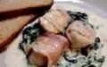ホタテのベーコン巻きクリーム煮