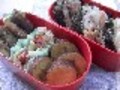 子どもが外で食べやすい、つまみやすいおかず　子供向けミニシュウマイ弁当
