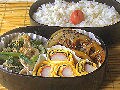 Weeklyおべんとうれしぴ：5月3週目　ごまだれ豚しゃぶ弁当
