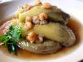 とろりやわらかナスの丸煮えび風味あん