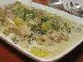 チキンとじゃがいもとキノコのクリーム煮