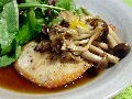 カジキのソテー　きのこ柚子ソース