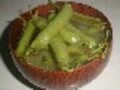 郷土の味噌汁　さやえんどうのみそ汁
