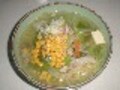あっさり塩味　お手軽タンメン（湯麺）