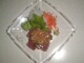 夏の日の涼やか献立　マグロ納豆