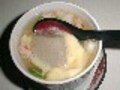 胡麻豆腐入り　海老あんかけ茶わん蒸し