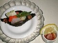 夏のおもてなし料理　牡蠣の昆布舟蒸し