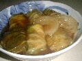 簡単ヘルシー料理　「豆腐のキャベツ巻き」