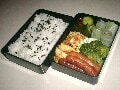 夏の通勤弁当6つ　烏賊の生春巻弁当・他