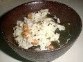 おかずになるお菓子（1）　スナック菓子の炊き込みご飯