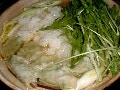 お手軽鍋物　餃子のみぞれ鍋