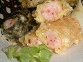 簡単で見栄えが良い料理　たたき海老の湯葉巻き揚げ