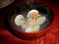 ひな祭りのお祝い料理　はまぐりのお吸い物