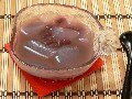 体に優しい夏菓子　寒天の冷やしぜんざい