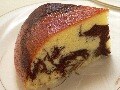 お釜でマーブルケーキ