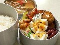 油揚げチーズ焼弁当・塩鮭と豆腐の炒め弁当