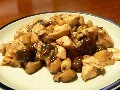 鶏肉と甘栗の炒め煮