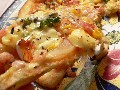 休日のお昼11時30分に焼きたてピザを食べる