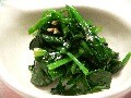 5分レシピ　ほうれんそうの中華おひたし