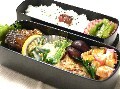 揚げさば・トマトと茸のオイル焼き弁当