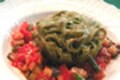 いつものパスタ料理をお洒落に食べたい！　タリアテッレのファンタシーア風