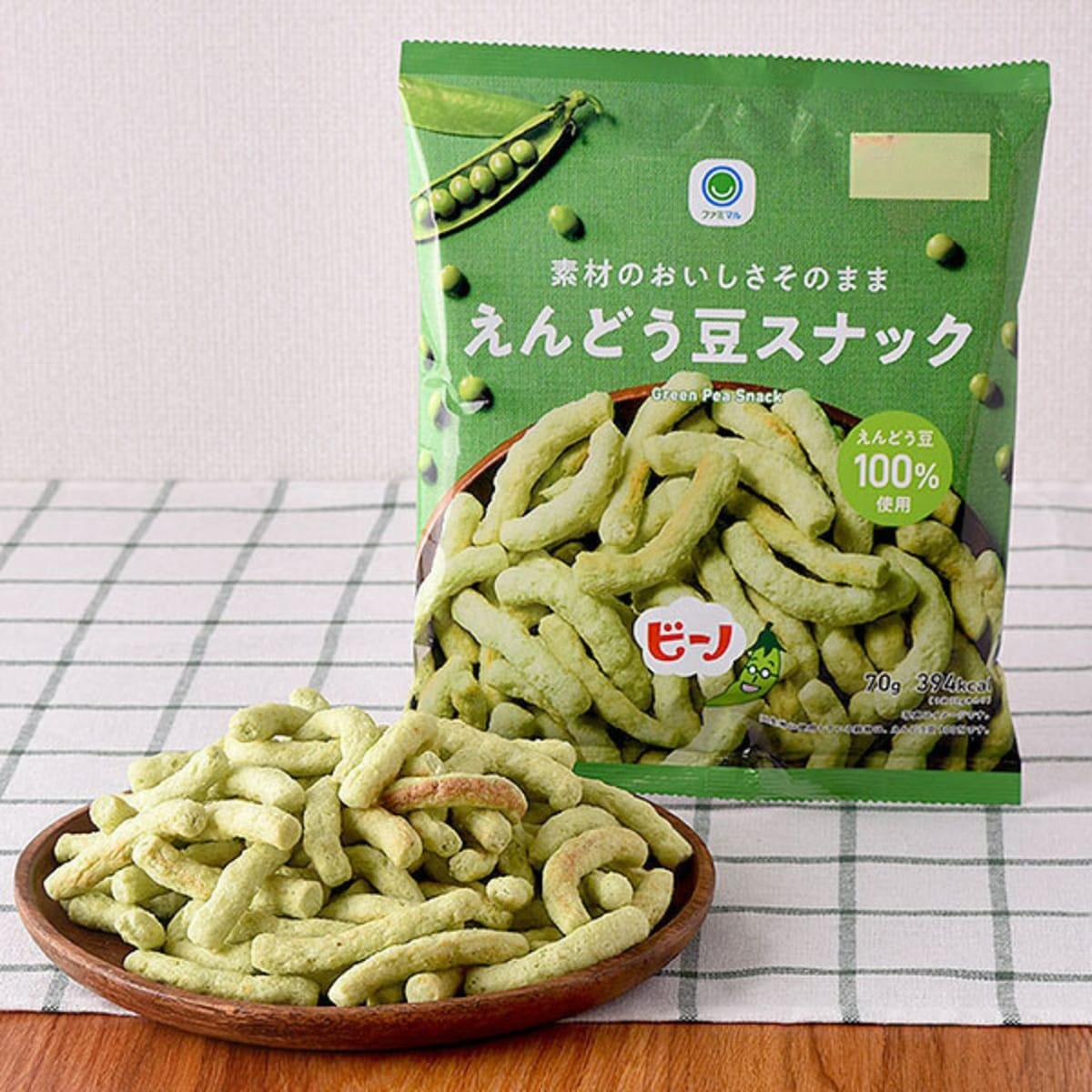 素材のおいしさそのまま えんどう豆スナック