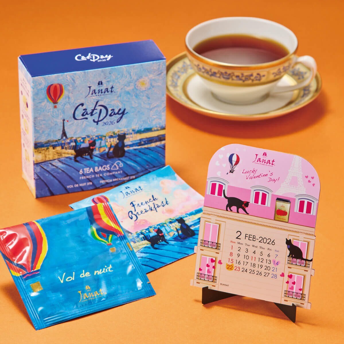 カルディ　ネコの日バッグ2026の紅茶