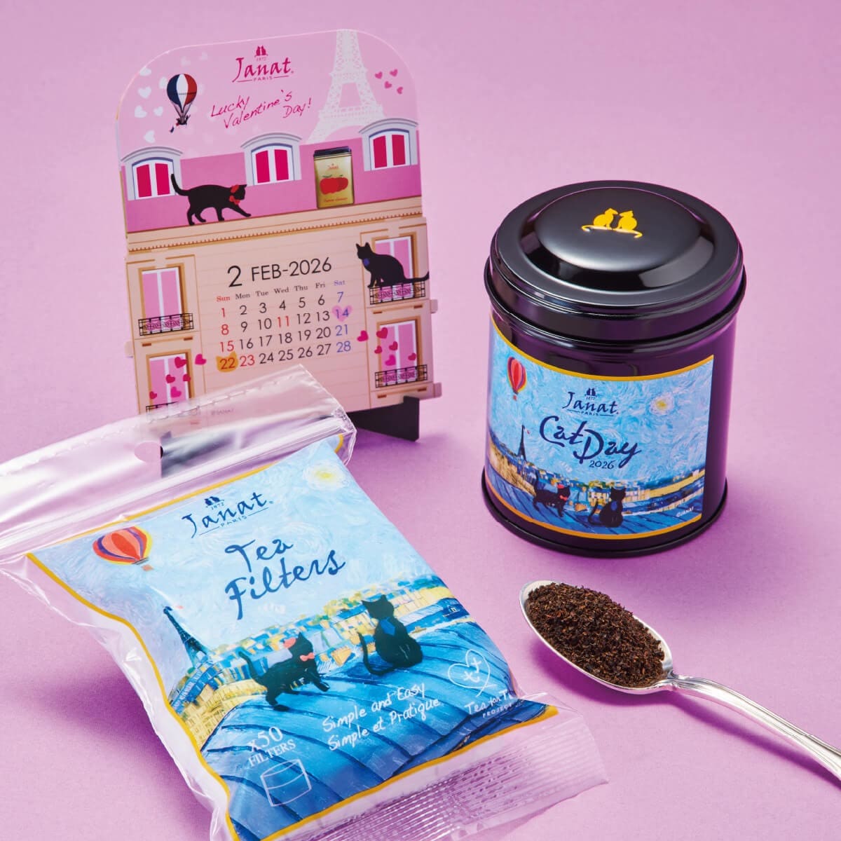 ジャンナッツの紅茶とカレンダー