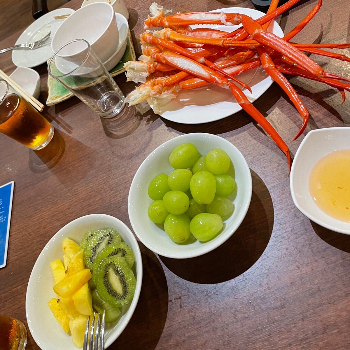 ズワイガニに圧倒！